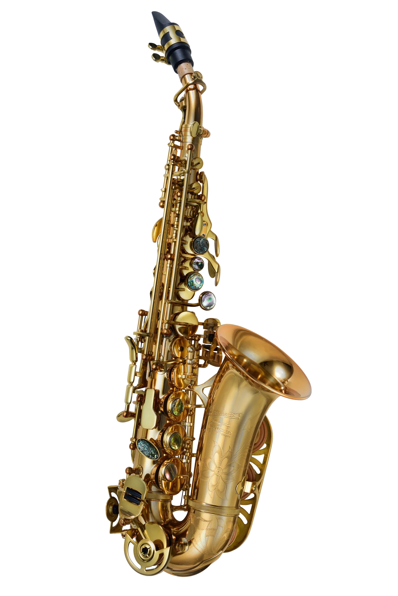Sopran-Saxophon in Eb  gebogen, PAUL MAURIAT, System-76 II, gold-lackiert.png