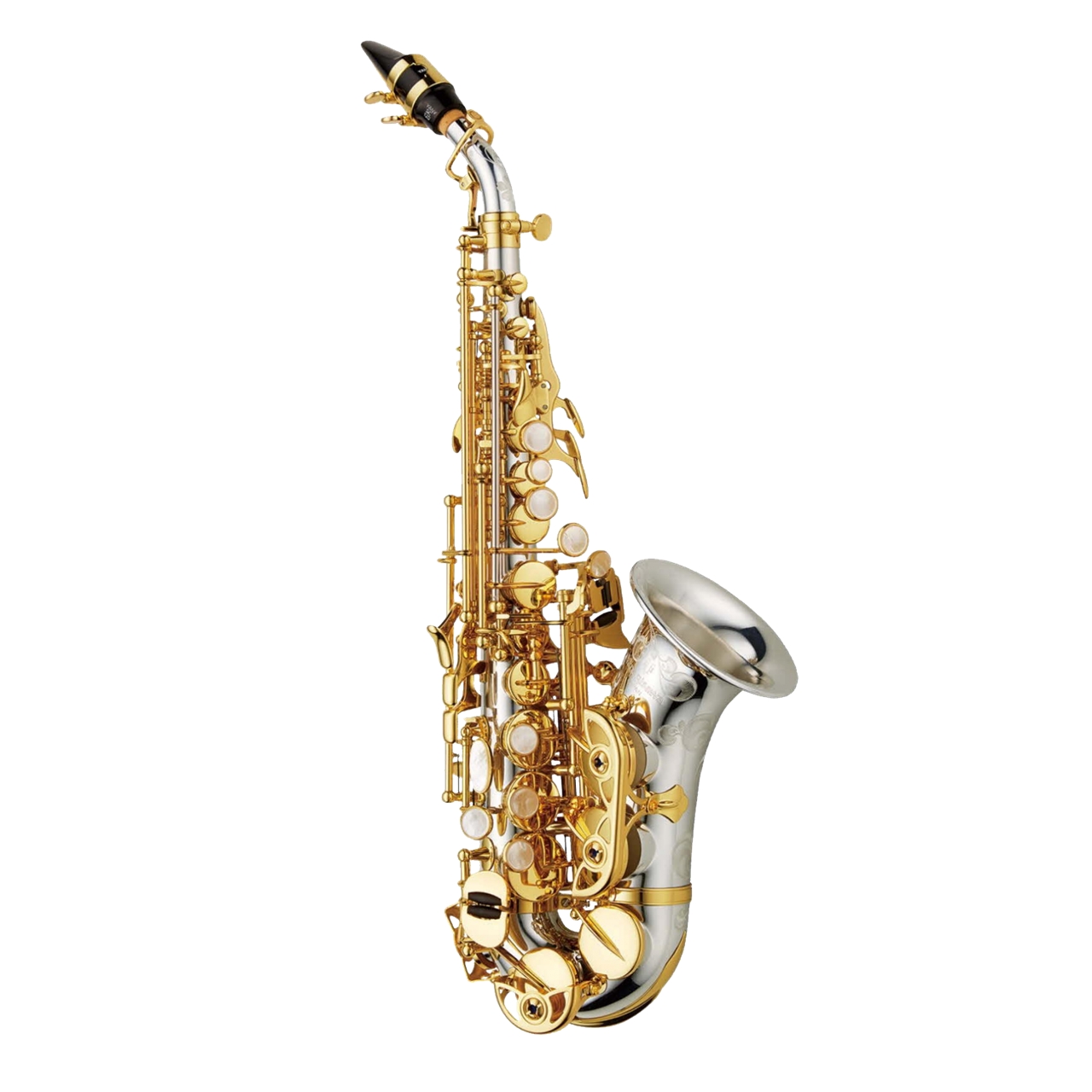Sopran-Saxophon in Bb, gebogen, YANAGISAWA, WO-Serie, SC-WO37.jpg