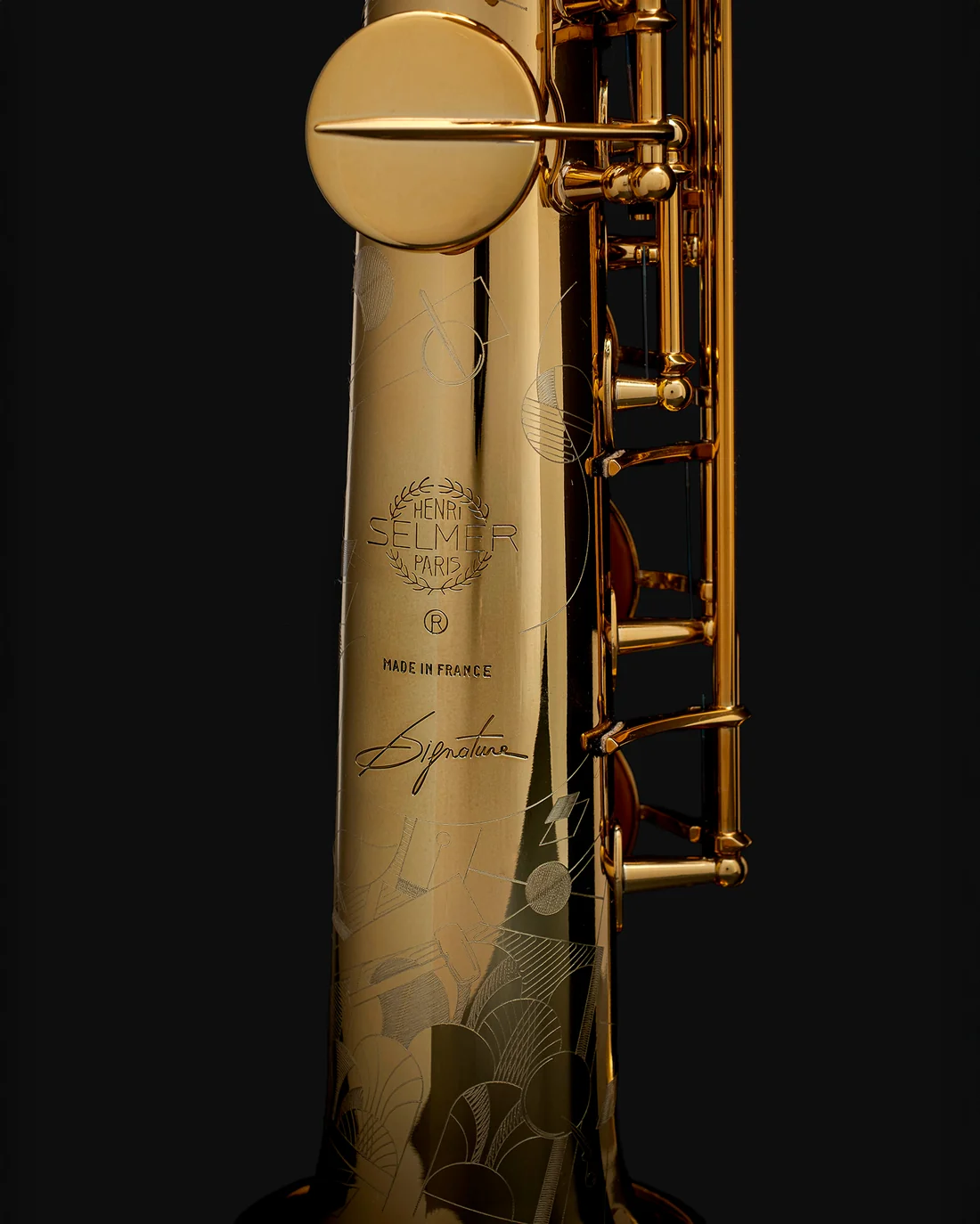 Sopran-Saxophon in Bb, SELMER, Signature(2).png