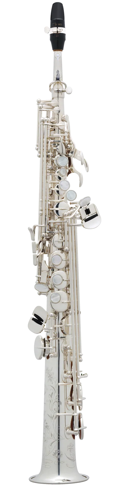 Sopran-Saxophon in Bb, SELMER, SERIE III, versilbert.png