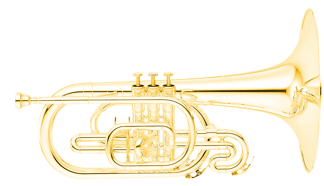Mellophon in F, YAMAHA, aus Messing, versilbert, inkl. Zubehör und Koffer.jpg