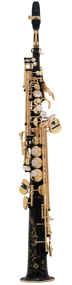 Sopran-Saxophon in Bb, SELMER, SERIE III, schwarz-lackiert.png