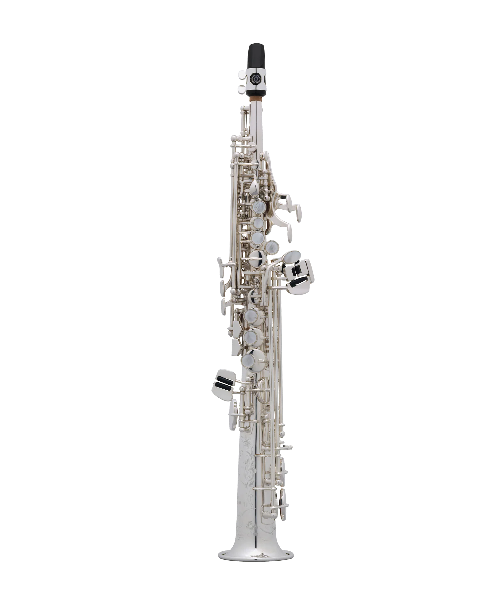 Sopranino-Saxophon in Eb, SELMER, Super Action 80 Serie II, versilbert.png
