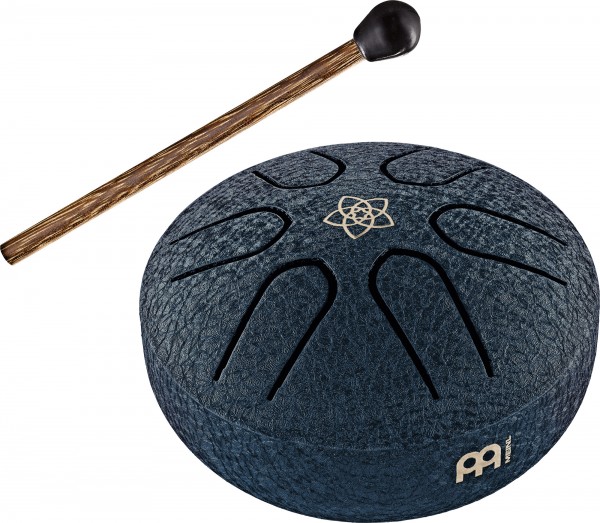 MEINL-Sonic-Energy-Pocket-Steel-Tongue-Drum-Marineblau-A-Dur-Venusblume-PSTD2NBV