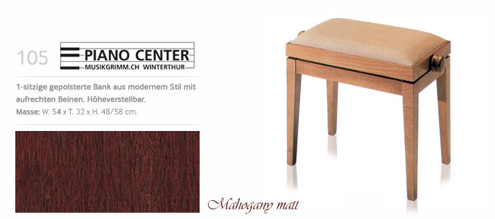 Sitzbank Klavier/Digital-Piano