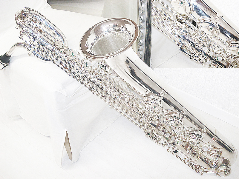 Bariton-Saxophon in Eb, SELMER, S.A. 80 II, aus Messing, versilbert-2.jpg